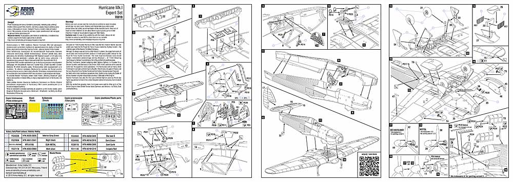 Hurricane Mk I Expert Set – Instrukcja Modelu